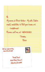 Real Estate Letters